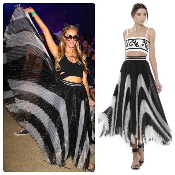 Alice + Olivia Dresses & Skirts - ALICE + OLIVIA Nicole Dramatic Pleated Organza Skirt